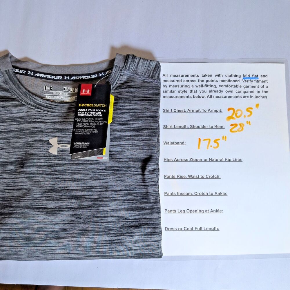 NEW Under Armour CoolSwitch Compression Shirt Hea… - image 14